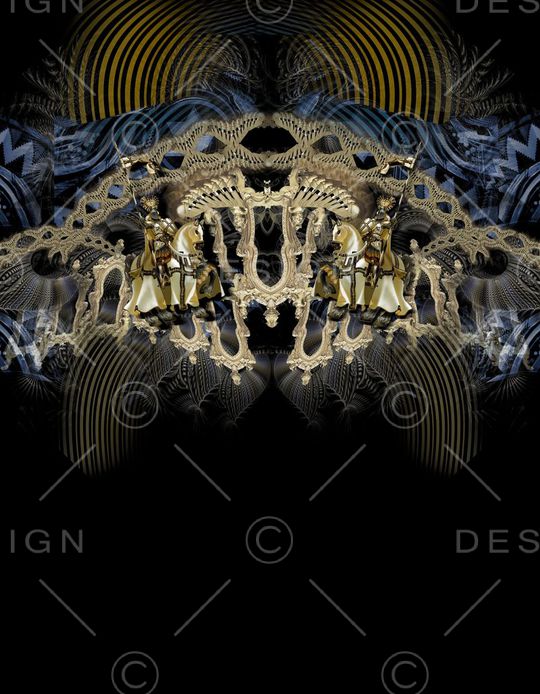 巴洛克印花华亿平台图片