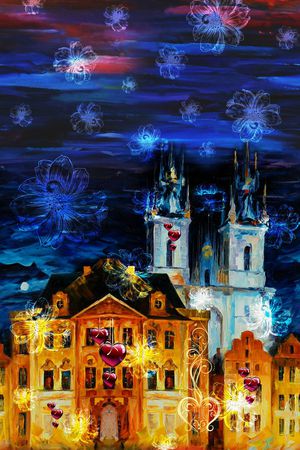 油画印花华亿平台图片