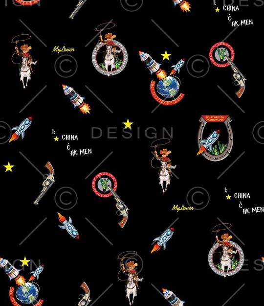 卡通印花华亿平台图片