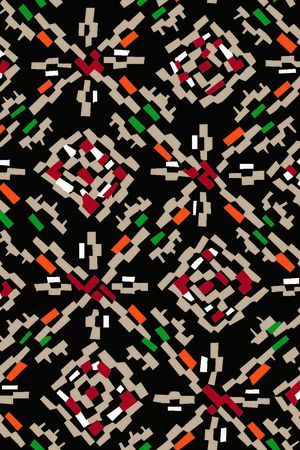 几何印花华亿平台图片