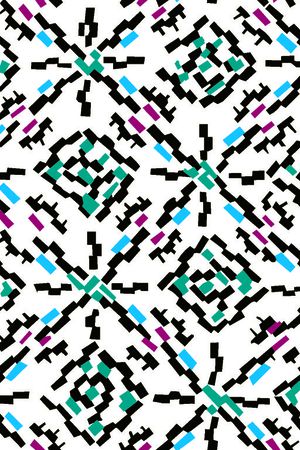 几何印花华亿平台图片