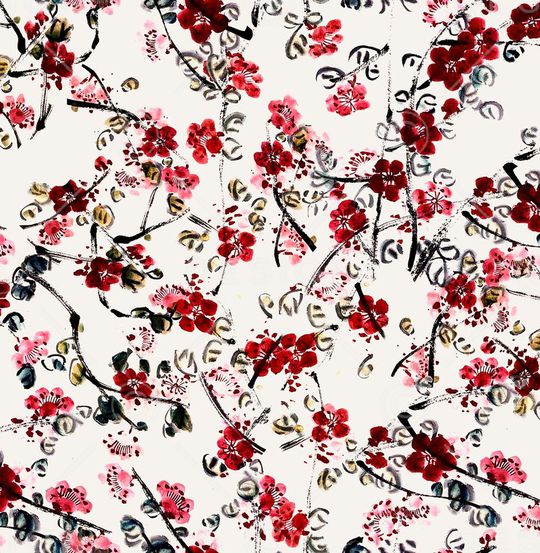 旗袍印花华亿平台图片