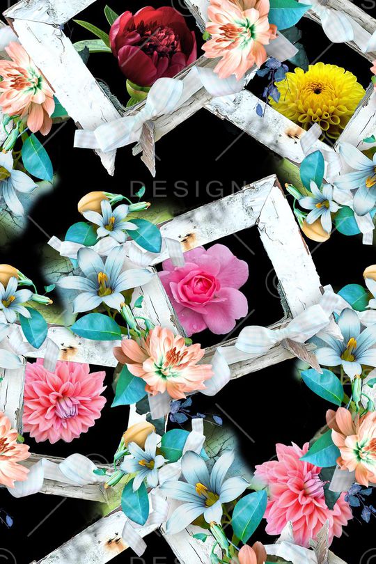 兰花印花华亿平台图片