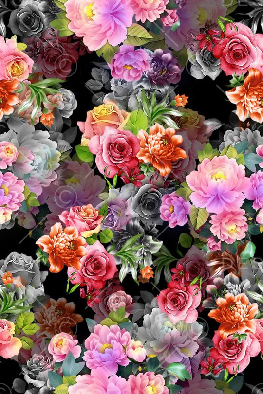 玫瑰印花华亿平台图片