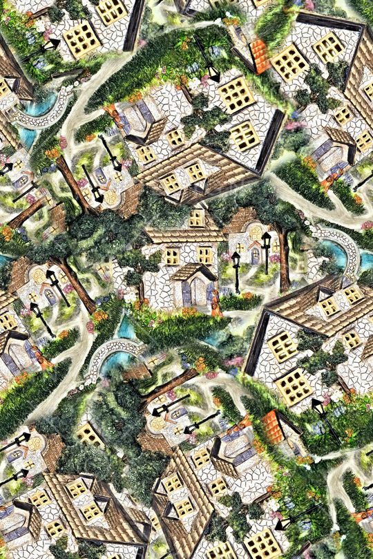 时尚抽象手绘印花印花华亿平台图片