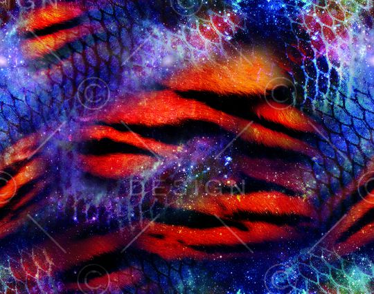 动物纹印花华亿平台图片