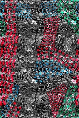 潮流时尚印花华亿平台图片