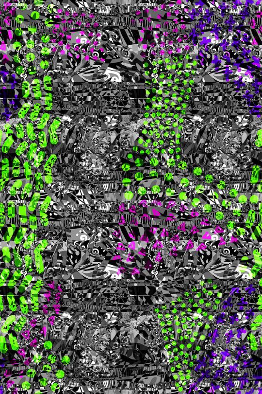 潮流时尚印花华亿平台图片