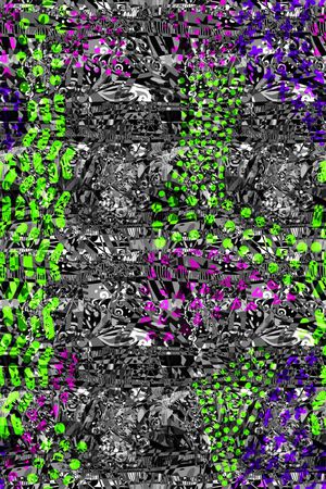 潮流时尚印花华亿平台图片