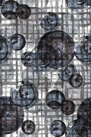 抽象手绘满版最新高清数码时尚潮流大牌复古欧美风纹理印花华亿平台图片