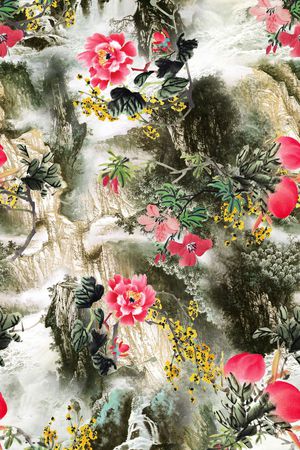 山水印花华亿平台图片