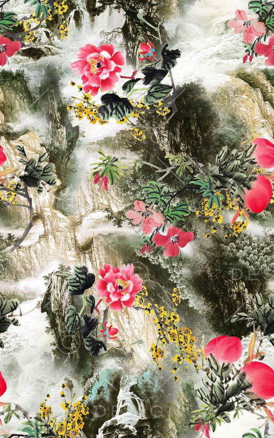 山水印花华亿平台图片