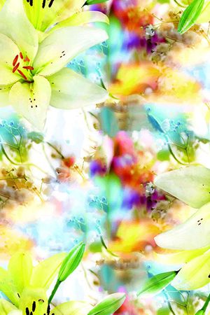 乱花印花华亿平台图片