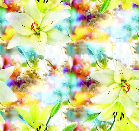 乱花印花华亿平台图片