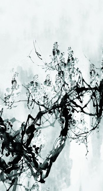 620848-定位国画春韵 灰色