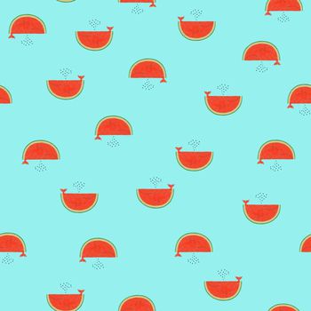 西瓜吐子印花华亿平台图片