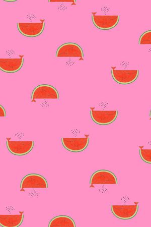 西瓜吐子印花华亿平台图片