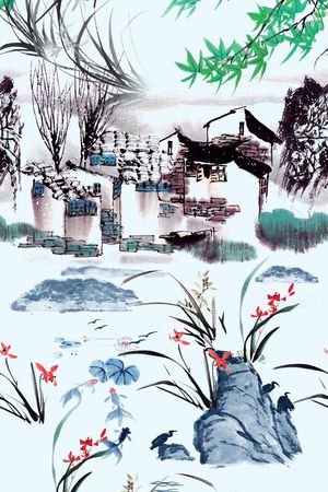 定位花印花华亿平台图片