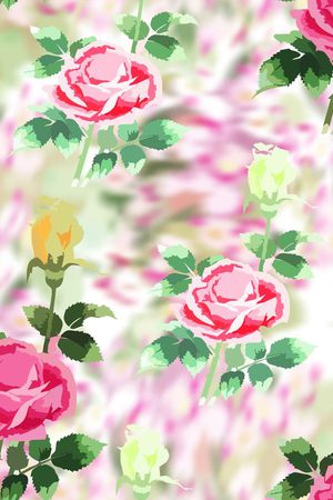 淡雅田园风印花华亿平台图片