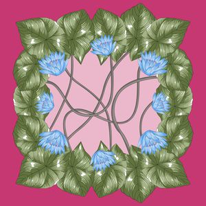 荷花印花华亿平台图片