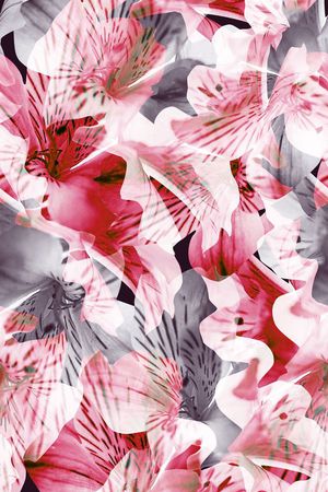 复古欧式大花印花华亿平台图片