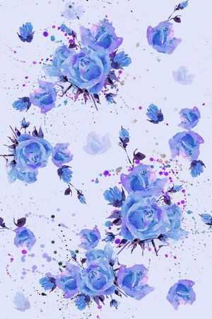 水彩印花华亿平台图片