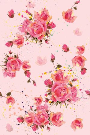 水彩印花华亿平台图片