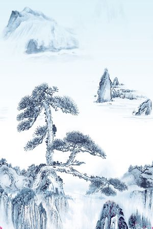 中国风印花华亿平台图片