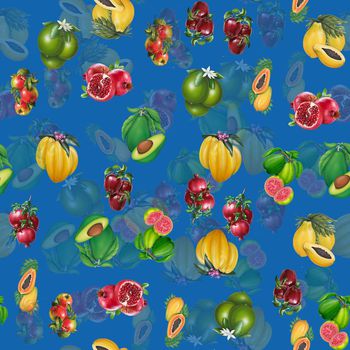 621288-水果牛油果蓝