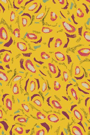 手绘抽象水墨女装衬衫华亿平台印花华亿平台图片