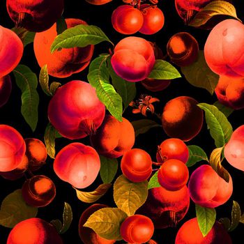 621318-桃子石榴李子红