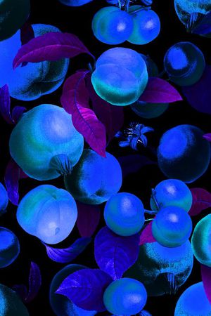 热带水果印花华亿平台图片