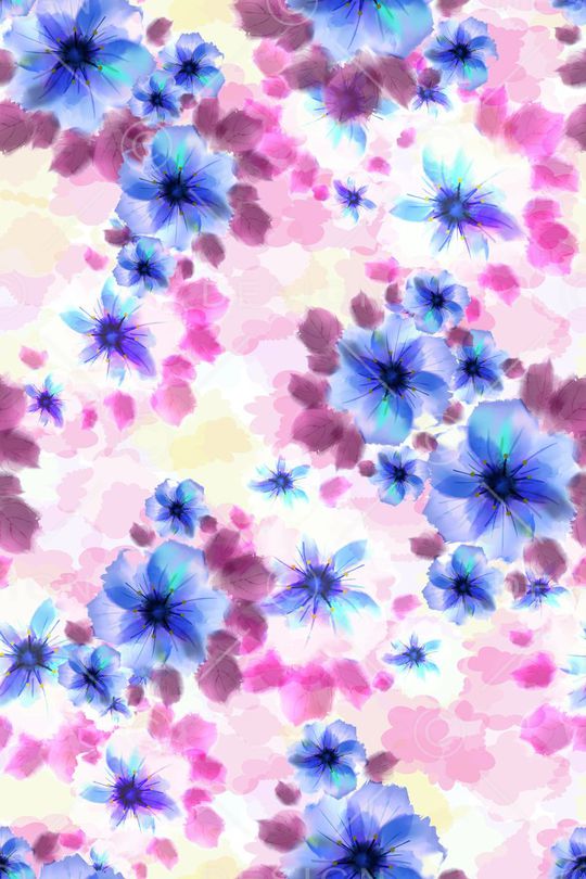 清新淡雅印花华亿平台图片