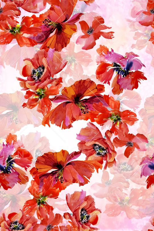 花朵印花华亿平台图片