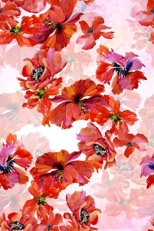 花朵印花华亿平台图片