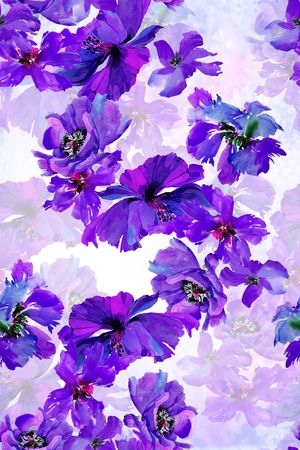 花朵印花华亿平台图片