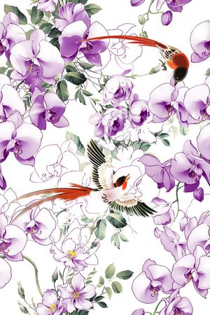 花朵印花华亿平台图片