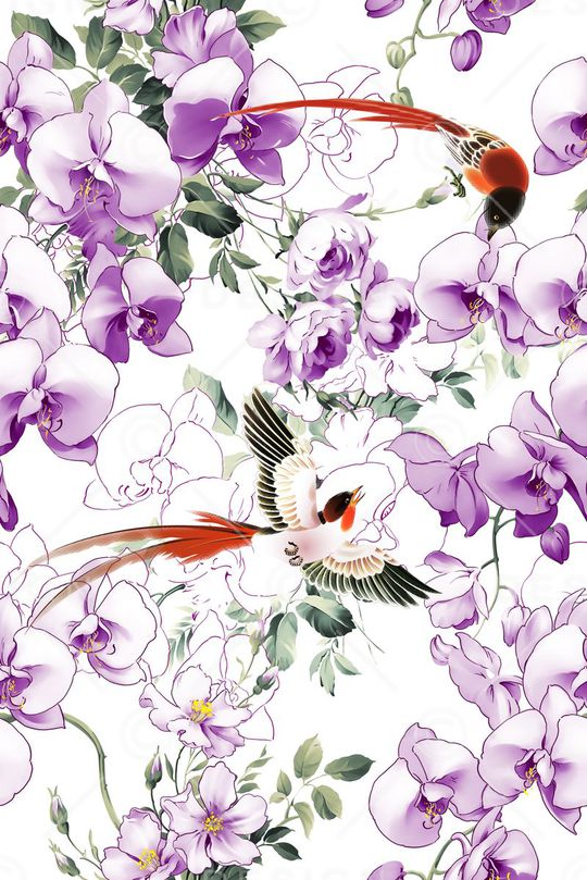 花朵印花华亿平台图片