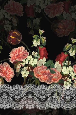 花朵印花华亿平台图片