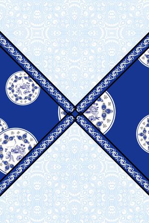 青花印花华亿平台图片