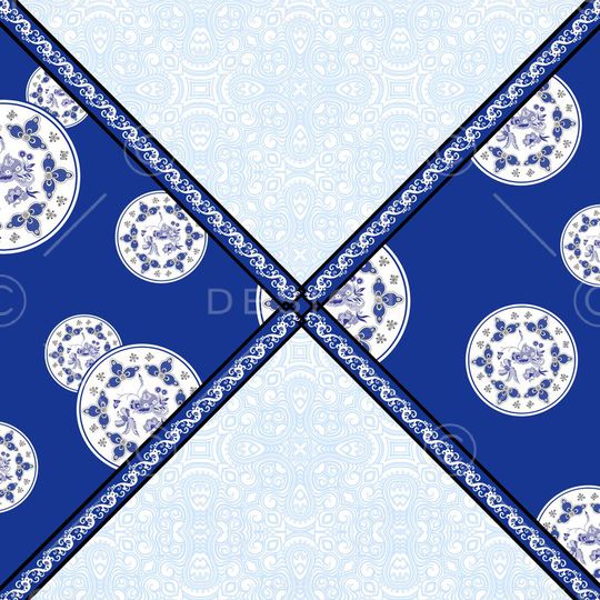 青花印花华亿平台图片