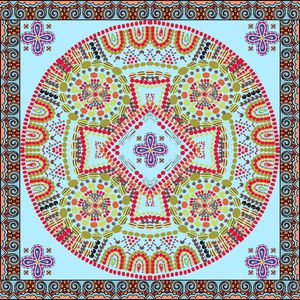 纹路的组合印花华亿平台图片