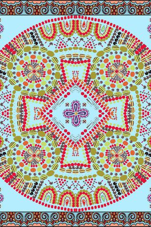 纹路的组合印花华亿平台图片