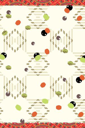 线条的形状印花华亿平台图片