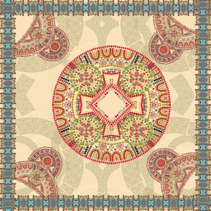 民族化纹路印花华亿平台图片