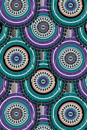 民族化纹路印花华亿平台图片