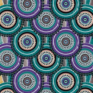 民族化纹路印花华亿平台图片