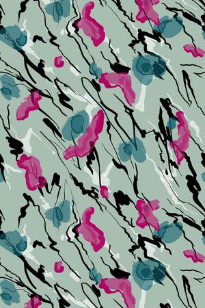 优雅印花华亿平台图片