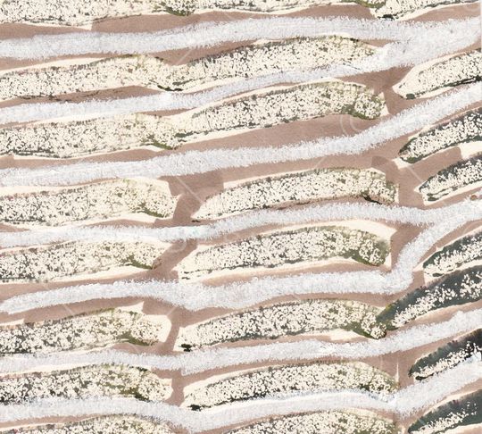 手绘几何印花华亿平台图片