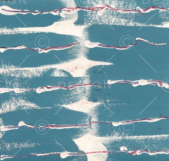 手绘几何印花华亿平台图片